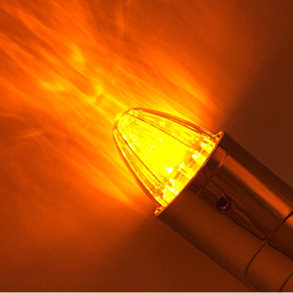 Discover Winds 39cm 17 LED Rocket Set of Catfish Chrome Plated Truck Customization Long! Marker, 2, 24V, Marker, Parts,