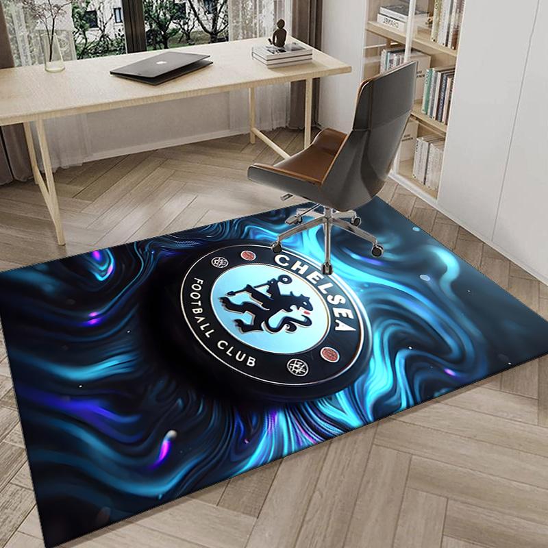 Football Club Emblem lion Carpet, Chair Rug,Rug for Office Bedroom living rooms, Doormat decor Fan Gift Christmas Gift