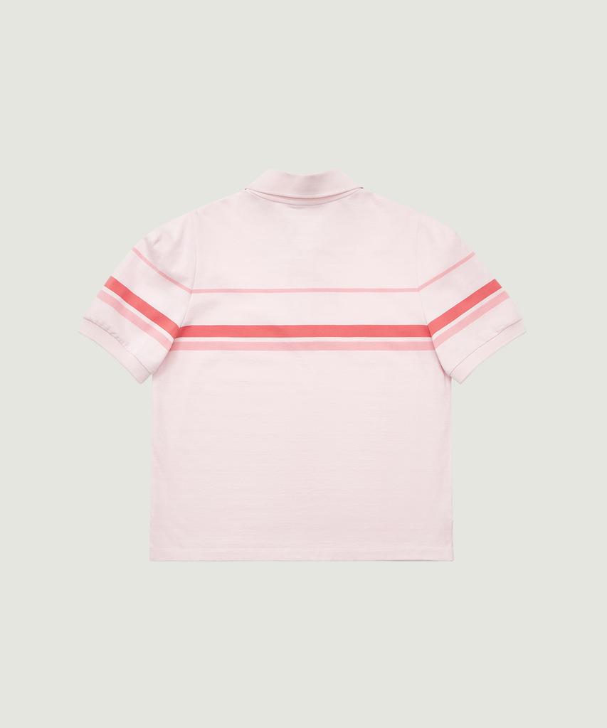 GROVE 26Ss Liam Half Zip-Up Collar T-Shirt (Pink)