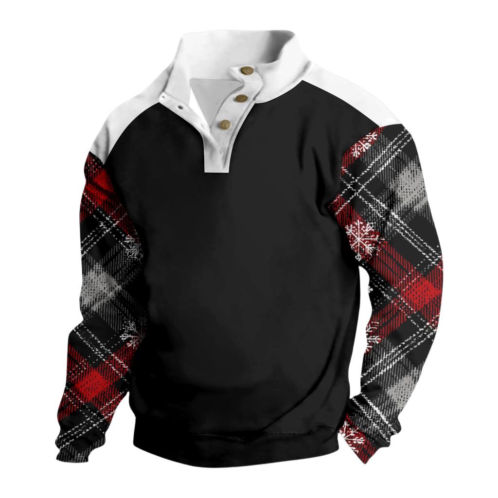 Men's Fleece Hoodie Casual Long Sleeve Sweatshirt
