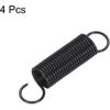MECCANIXITY Microwave Oven Door Spring Universal Latch Spring Aluminum 7x25MM Compatible for Oven Stove Range Black 4PCS