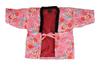Tosen Hanten Chanchanko Dotera Winter Warmth Loungewear with Japanese Cotton Ages Pink Blossoms and Size 110 Pattern, Filling, 2-13, Girls, (Cherry
