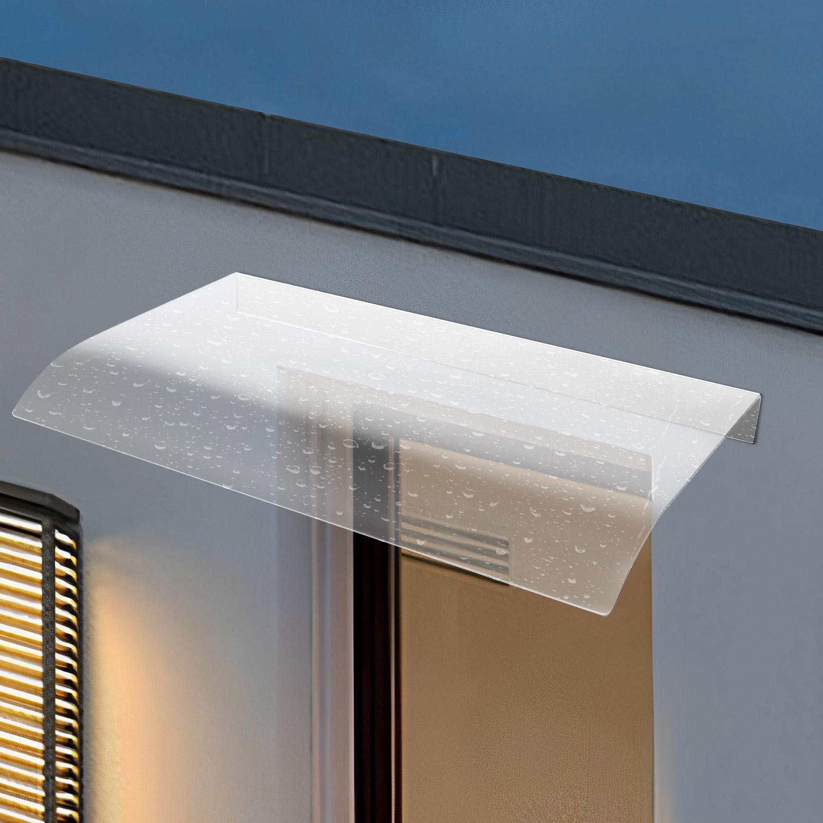 

Transparent 40x60cm Outdoor Wall Mount Awning, 3.5mm Thick Cover for Window Door Patio Balcony Shelter, Sun Rain Protection чистый