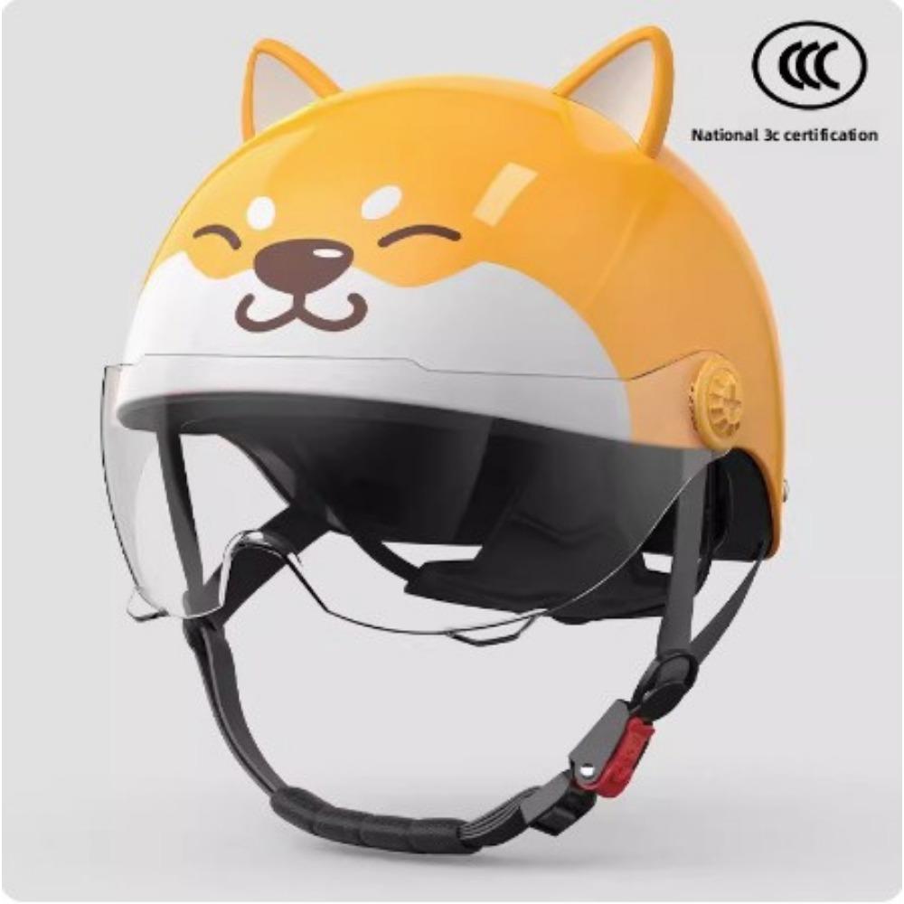 Children's Electric Car Helmet Motorcycle Helmet Cartoon Half Helmet Summer Helmet Four Seasons Helmet