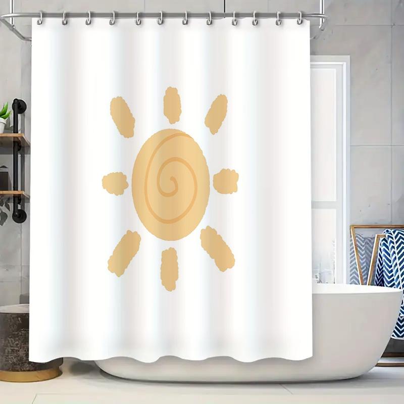 

Bathroom Shower Curtain Set Waterproof Farmhouse Rustic Floral Pattern Fabric Decor Vintage Country Style Shower Curtain Liner W60H190(CM)-1 Pcs