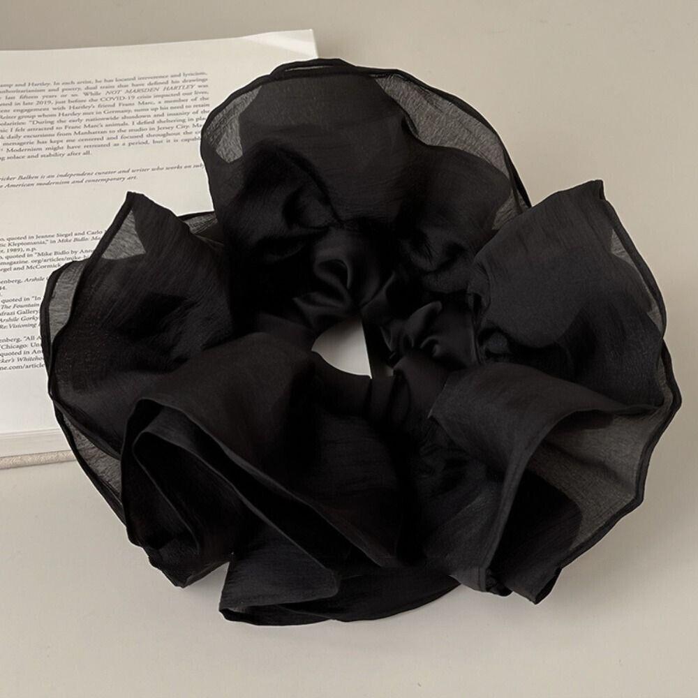 French Style Sausage Hair Loop Chiffon Oversized Hair Ropes Fashion Hair Accessory  Women