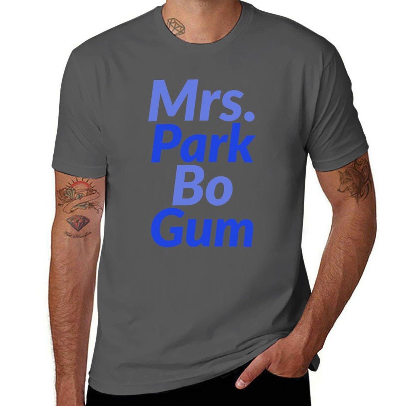 

mrs. park bo gum T-Shirt cotton t shirts high quality anime tshirt T-Shirt 4XL