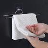 Edelstahl Punch-Free Küche Badezimmer Rollenpapier Handtuchhalter Eisen Rack Lazy Rag Bracket