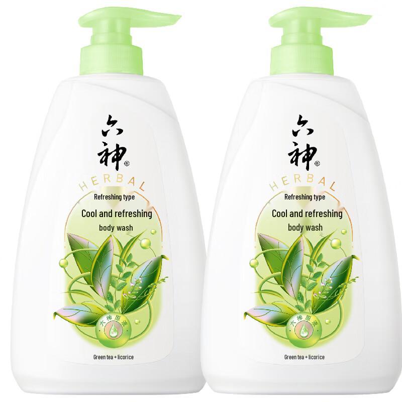 Liushen Moisturizing Refreshing Shower Gel (2x750ml)