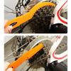 2Pcs Bicycle Cleaning Brushes Bike Chain Cleaning Brush Hook Portable MTB Roulette Brush Hook Outdoor Cycling Cleaning Kit