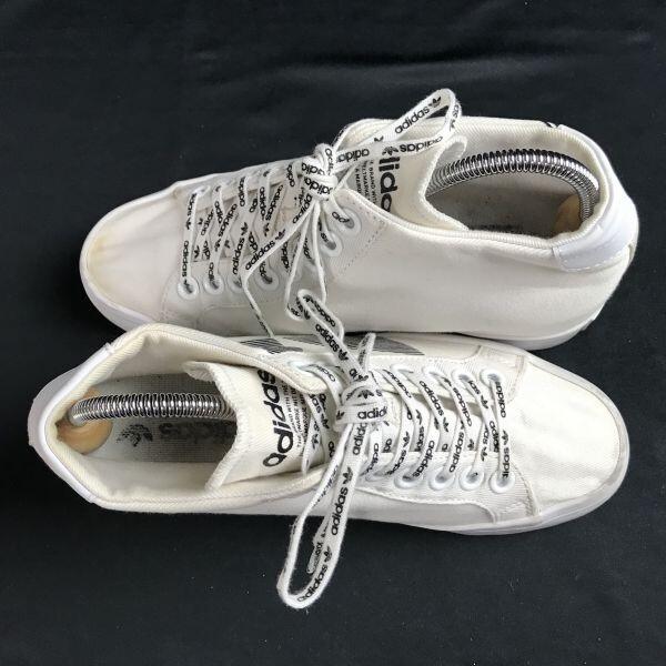 adidas originals COURTVANTAGE HEEL TREFOIL Sneakers Women's 24.0 White(USED)