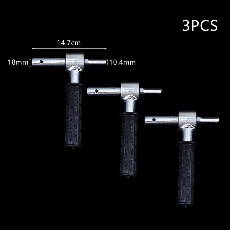 Attacco Trapano Avvitatore Senza Fili Per Sonda da Ghiaccio Adattatore Metallico Convertitore Punta per Trapano Elettrico Accessorio per Pesca sul Ghiaccio all'Aperto
