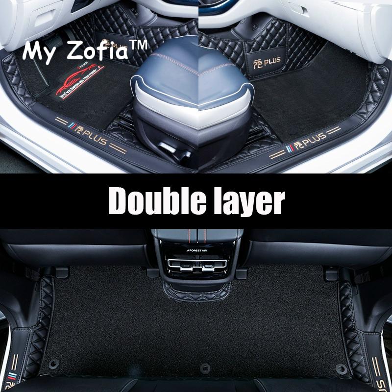For BYD Atto 3 Yuan Plus 2023 2024 2025 Car Floor Mats Non-Slip PU Leather Floor Liners All-Weather Durable Foot Pad Accessories