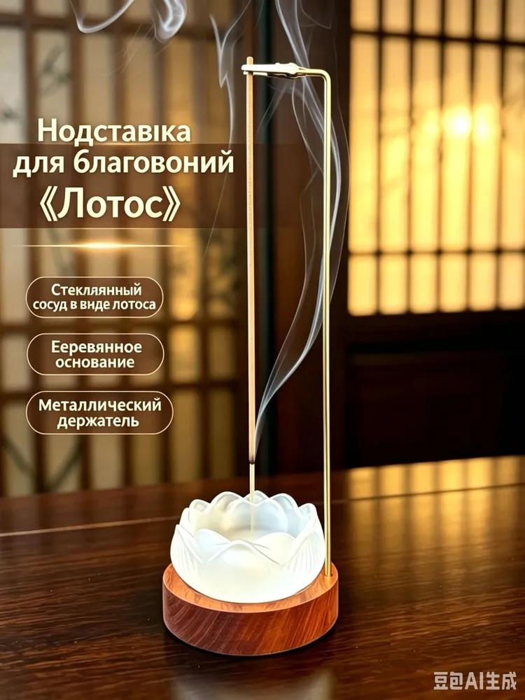 Incense stand against flying ash, aromatic sticks burner stand