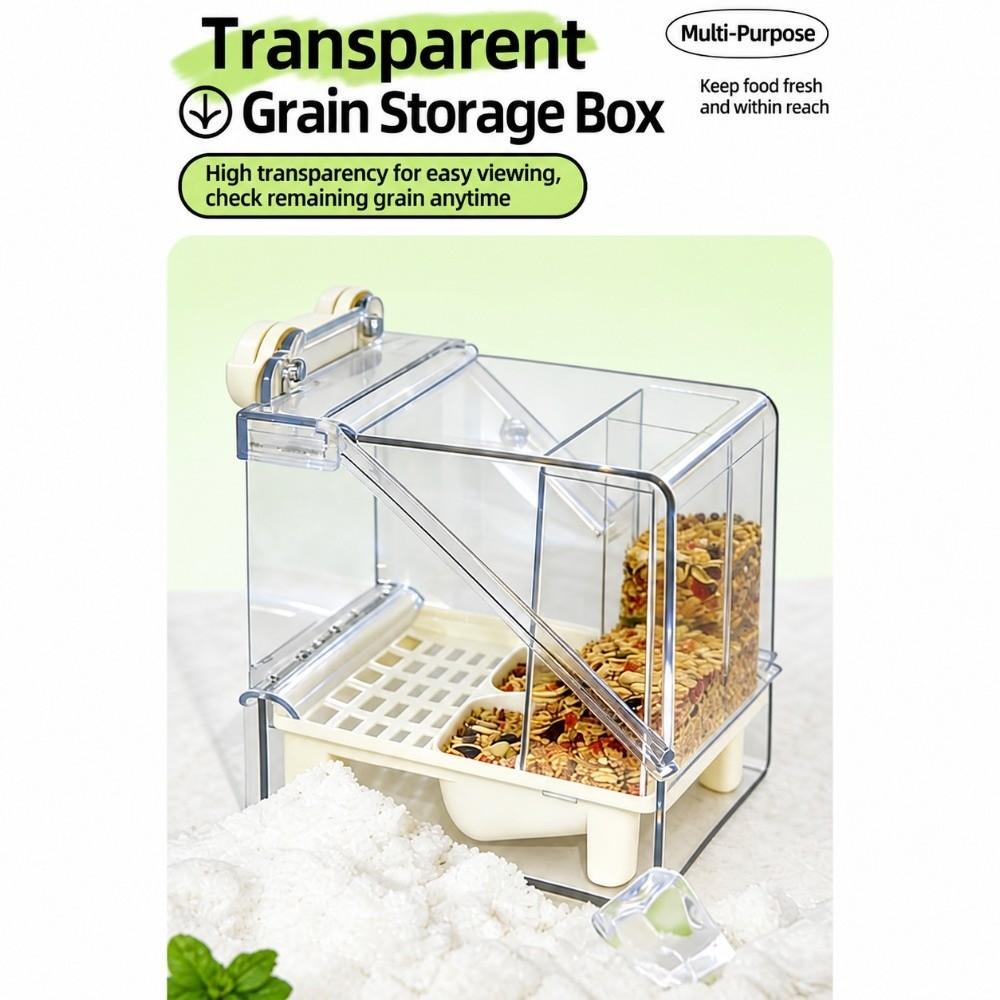 Top Mount Parrot Bath Box Splash Proof Bird Bath Basin Multipurpose Use Bird Feeder Bath Daily Use