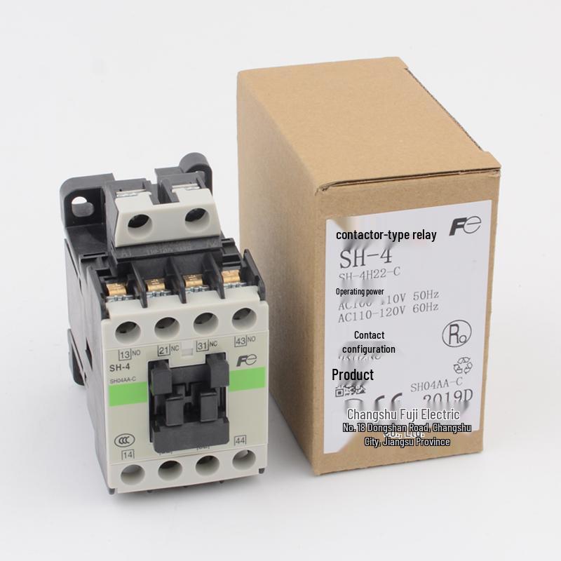 Fuji Elevator AC Contactor SH-4/G, AC110V/DC24V/220V