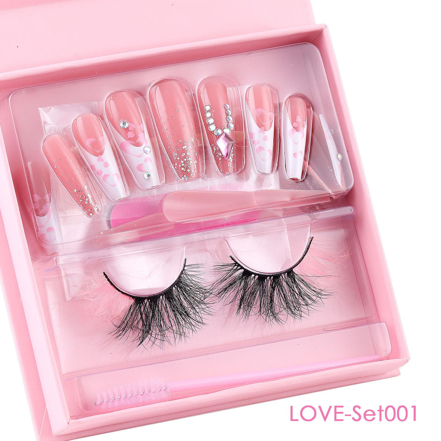 

Праздничный маникюр, Наращивание ресниц, Накладные ресницы на День святого Валентина, Имитация норкового волоса, Накладные ногти