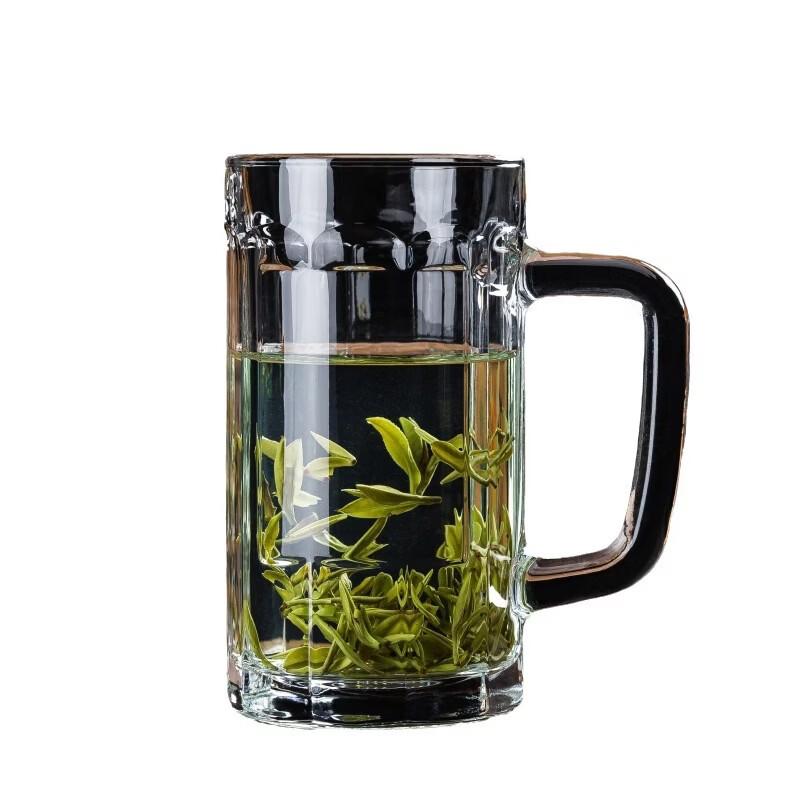 Changqi 650ml Heat-Resistant Thick Glass Mug with Handle