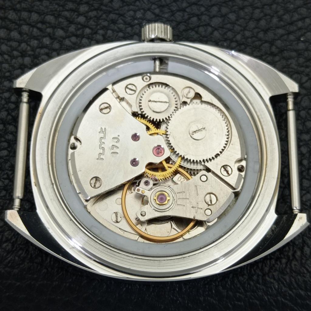 HMT KOHINOOR VINTAGE HAND-WINDING INDIAN MENS TURQUOISE BLUE WATCH a441050-4 HT-a441050