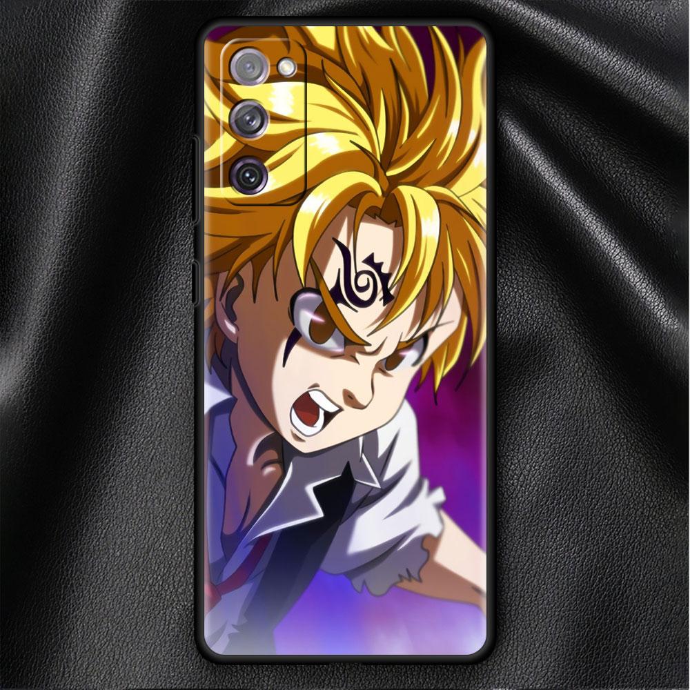 Bumper Case For Samsung Galaxy S22 Ultra S21 FE S20 Plus S10 Lite Phone Cover S10e S9 S8 S7 Silicone Funda The Seven Deadly Sins
