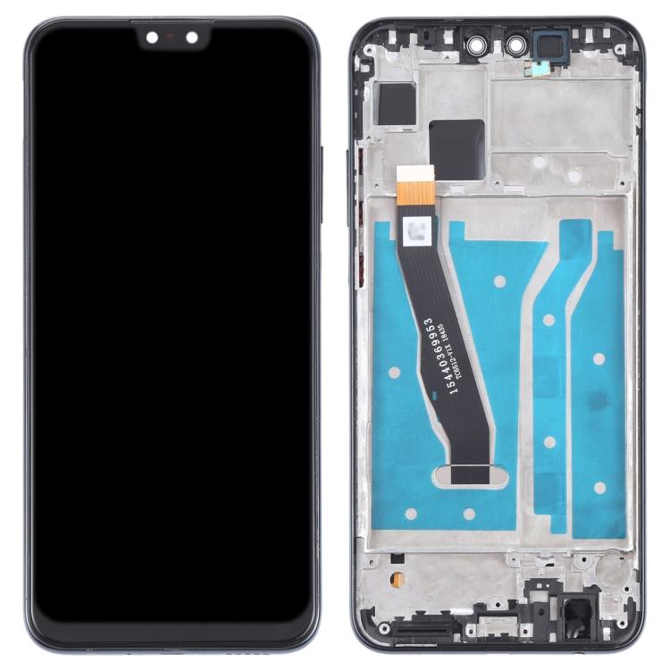 

Grade B LCD Screen and Digitizer Assembly+Frame Replacement (without Logo) for Huawei Y8s Black
