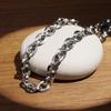 Jbans Classic 10Mm Line Bold Ring Surgical Steel Chain Necklace (C2401-An754_Bk)
