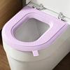 Toilettensitz mit integriertem Griff Leicht zu reinigen EVA Wasserdichtes Material Verdickte Anti-Rutsch-Oberfläche Schnelltrocknendes Toilettensitzpolster