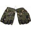 Half-Finger Tactical Gloves, Fingerless, for Cycling, Fishing, Airsoft, and Adventure (Camouflage)