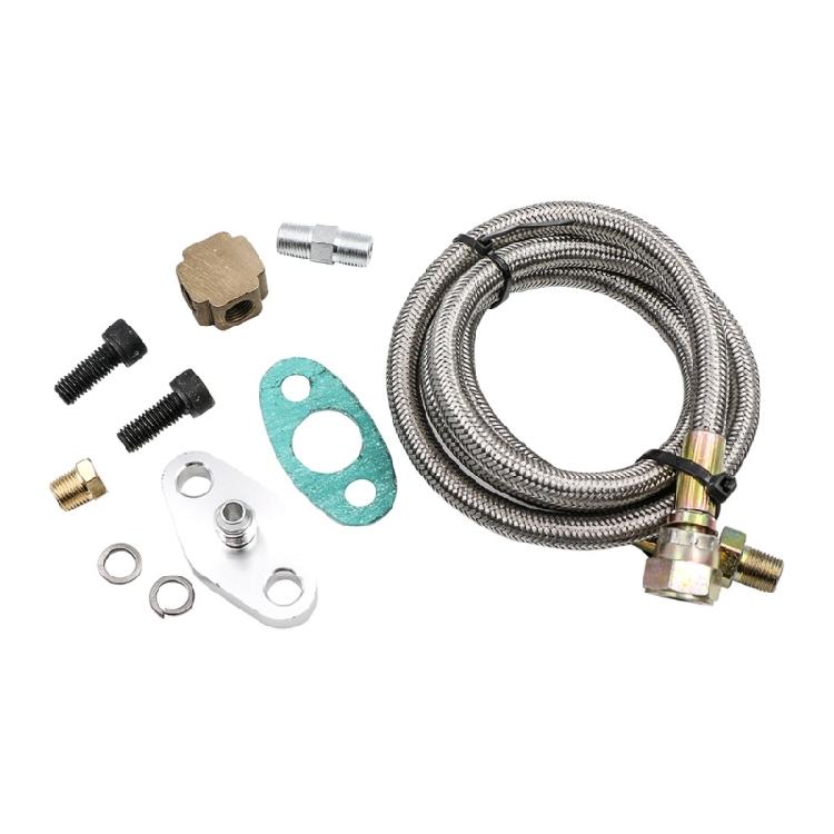 Upgraded Turbocharger Oil Supply Kit With Enhances Heat Dissipation High Efficiency Tool Set for Best Performances