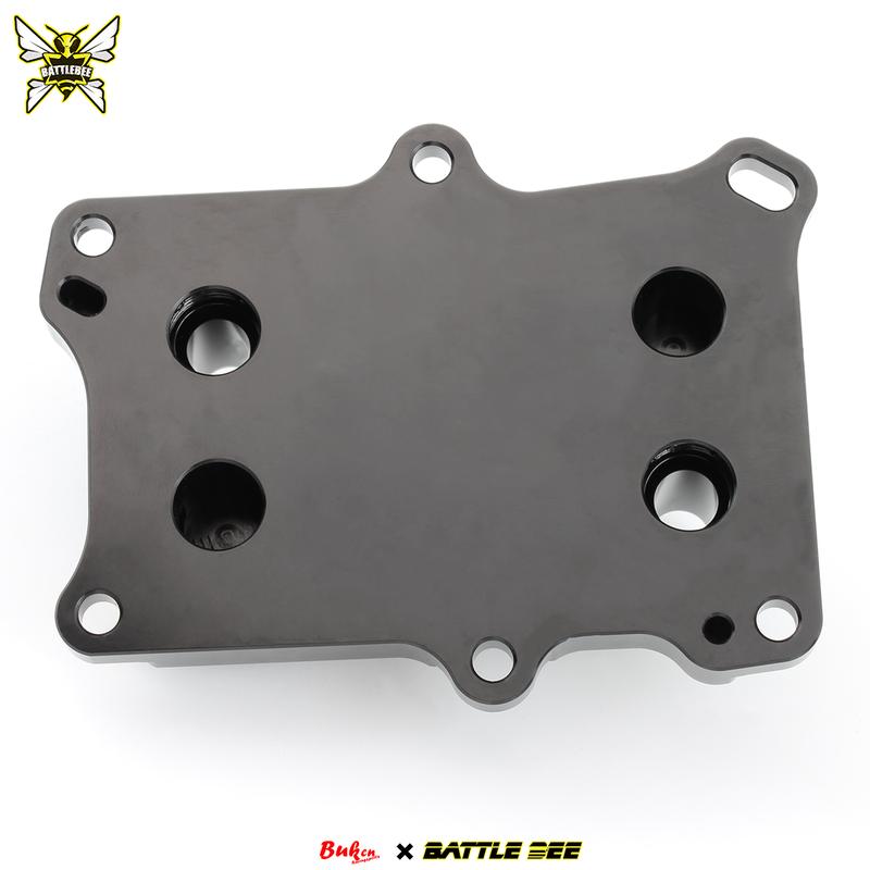 

Oil Radiator Adapter Car Aluminum For Fiat abarth 500/595/695 Engine Oil Cooling For Oil Cooler Plate Kit AN10 BB-OCA-141