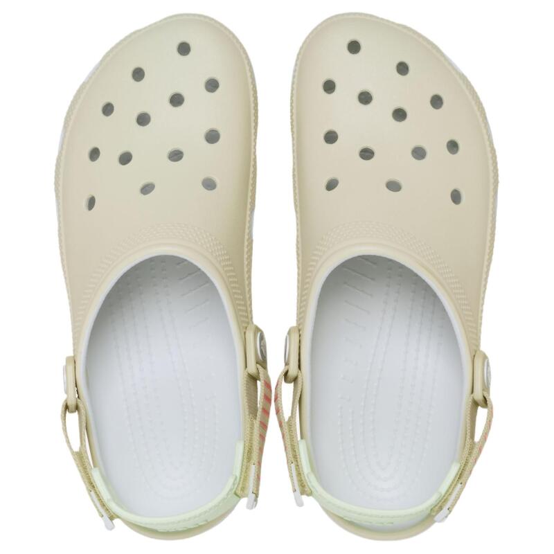 Crocs Casual and Comfortable Hole Shoes for Men and Women Off-white
