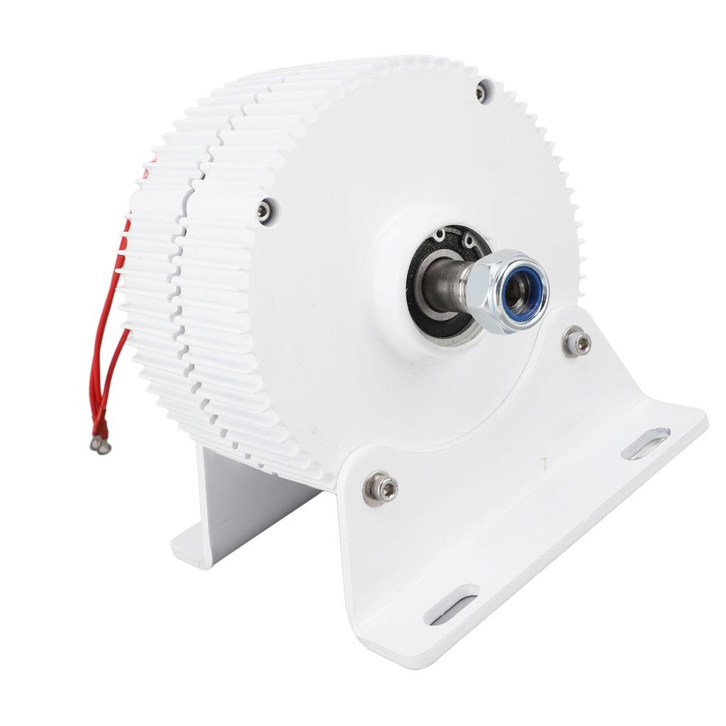 Alternator cu magnet permanent 48V 3 faze AC Generator sincron eolian 2 axe zimțat cu bază
