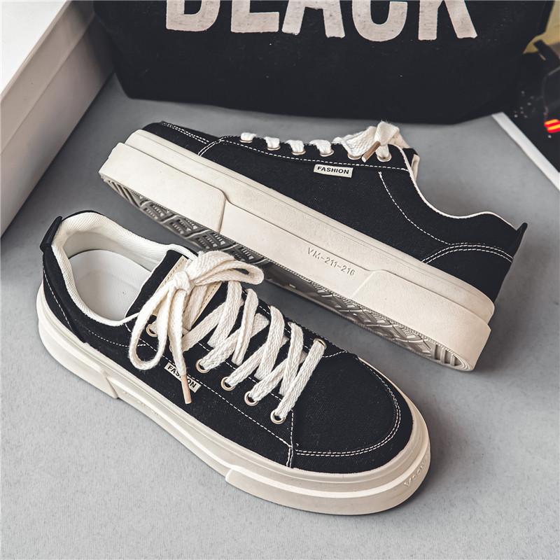 Herren Freizeitschuhe Vier Jahreszeiten Mode Leinwand Skateboarden Studenten Bequeme Sneaker Jungen Trendig Weiche Sohle Atmungsaktive Schuhe