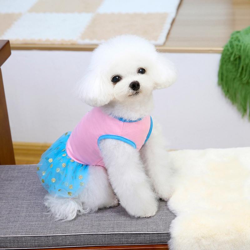 Pet Dog Fruit Printed Tutu Skirt Dress Dog Clothes