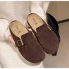 2025 Retro Suede Clogs for Women Clogs Soft Footbed Mules Slipper Comfort Potato Shoes with Arch Support Beach Sandal irl