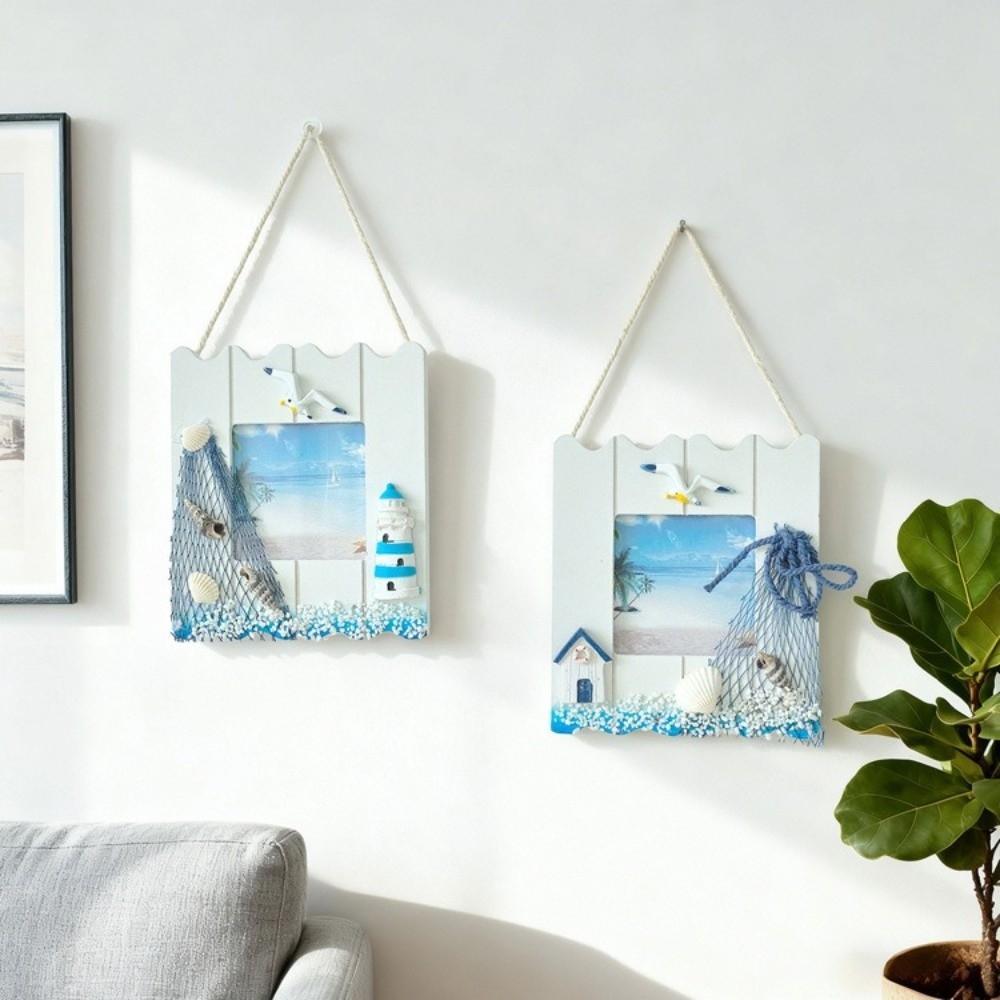 Nautisches Thema Hängender Bilderrahmen Vintage Wanddekoration Anhänger Wohnzimmerdeko