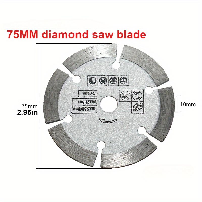 7pcs/Set 75mm Cutting Disc 3Inch Grinding Wheel Metal Woodworking Stone Marble Cutting Grinding Saw Blade for Mini Angle Grinder