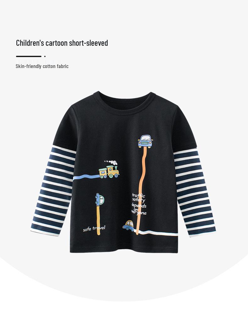 27kids Spring Collection: New Arrival Long Sleeve T-Shirts for Boys - Baby and Children's Clothing