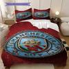 Manchester Legacy Three-piece set (1 * duvet cover + 2 * pillowcase, without core) 2DFlat Soft and comfortable Duvet cover and pillowcase Bedding set