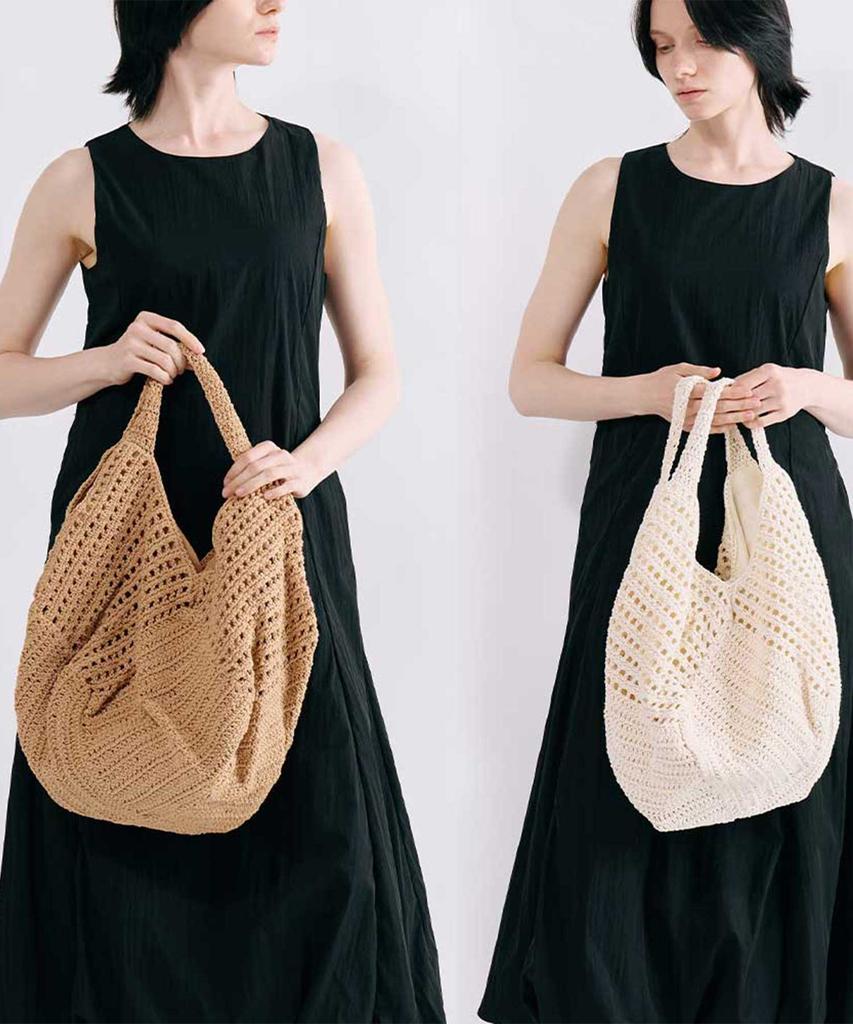 Smitharmor Summer Knit Pumpkin Middle Hobo Bag_2Color