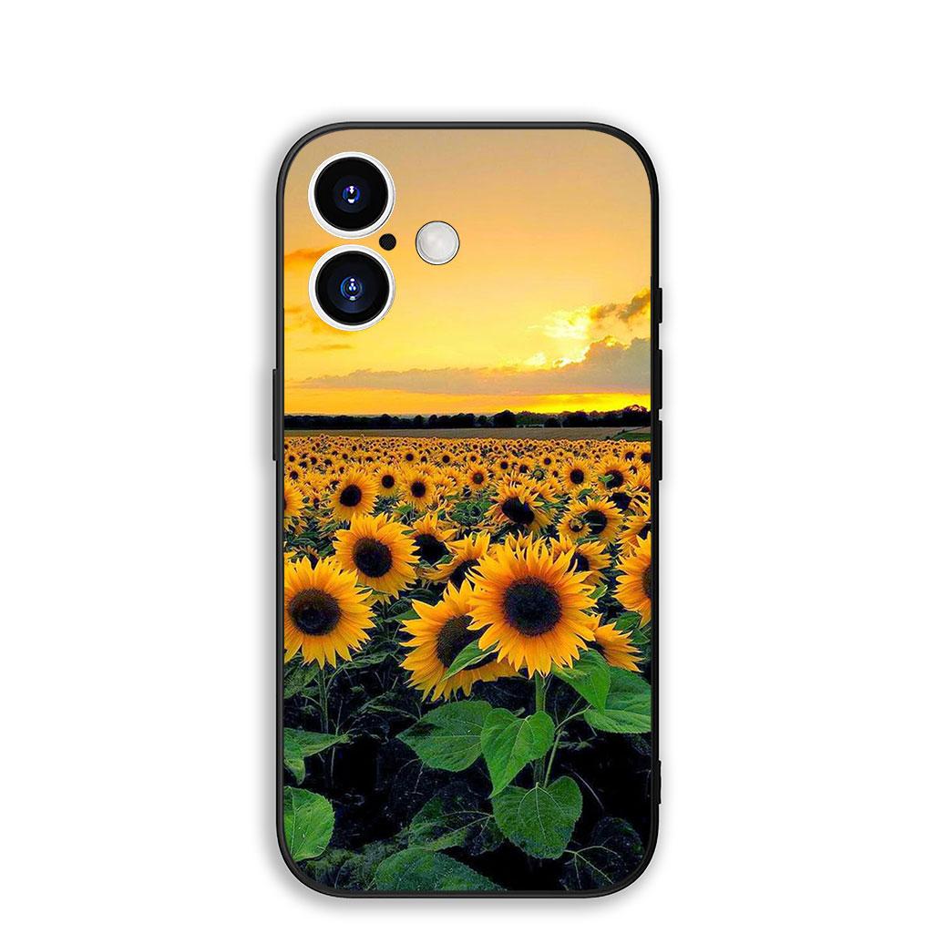 

Cover for Samsung Galaxy S22 S21 S20 Fe Ultra S9 Plus + A13 A22 M21 M31 M55 M15 Protective Phone Case With Sunflower Flower Galaxy A13 4G