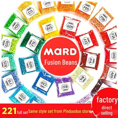 Special Set: MARD 2.6mm Perler Beads Refill - 221 Colors for DIY Projects