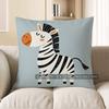 Decorazioni per la Casa Cuscino Decorativo con Fantasia di Giraffa Cartone Animato Copricuscino Adatto per Divano Camera da Letto Auto