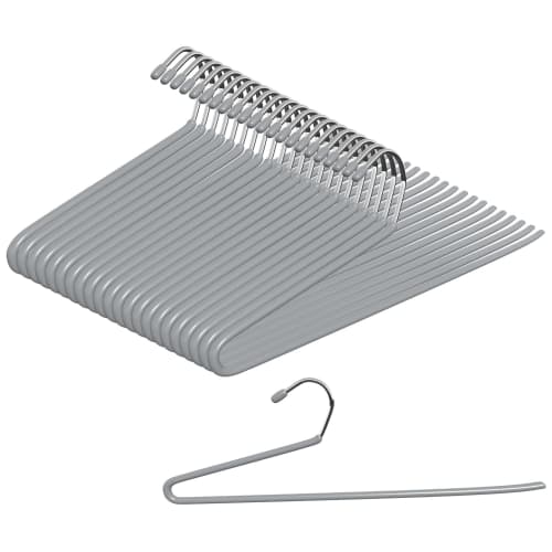 MIGABER Trouser Hanger, Non-Slip, Easy To Remove, Non-Marking, Convenient, Slim Bottom Storage for Skirts, Jeans, Scarves, and Towels, Stylish and Spa
