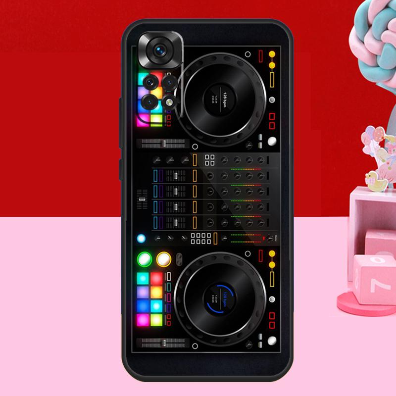Music DJ Controller Mixer Case For Xiaomi Redmi Note 14 13 12 11 10 15 Pro Plus Redmi 15 C 13C 10C 12C 14C Soft Cover