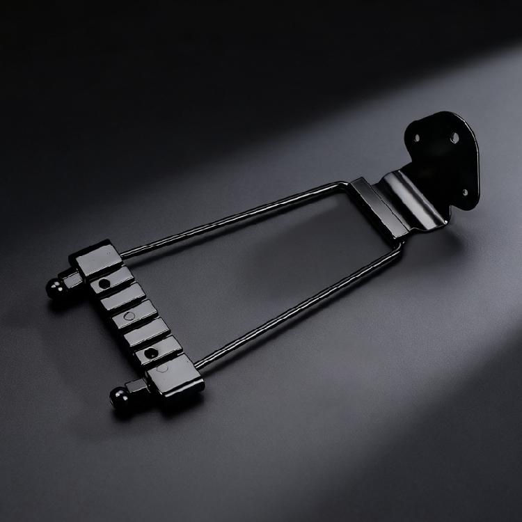 6 string Guitar Tailpiece Bridge Half Hollow Short Guitar Tailpiece Bridge Metal Guitar Replacement Parts Enduring