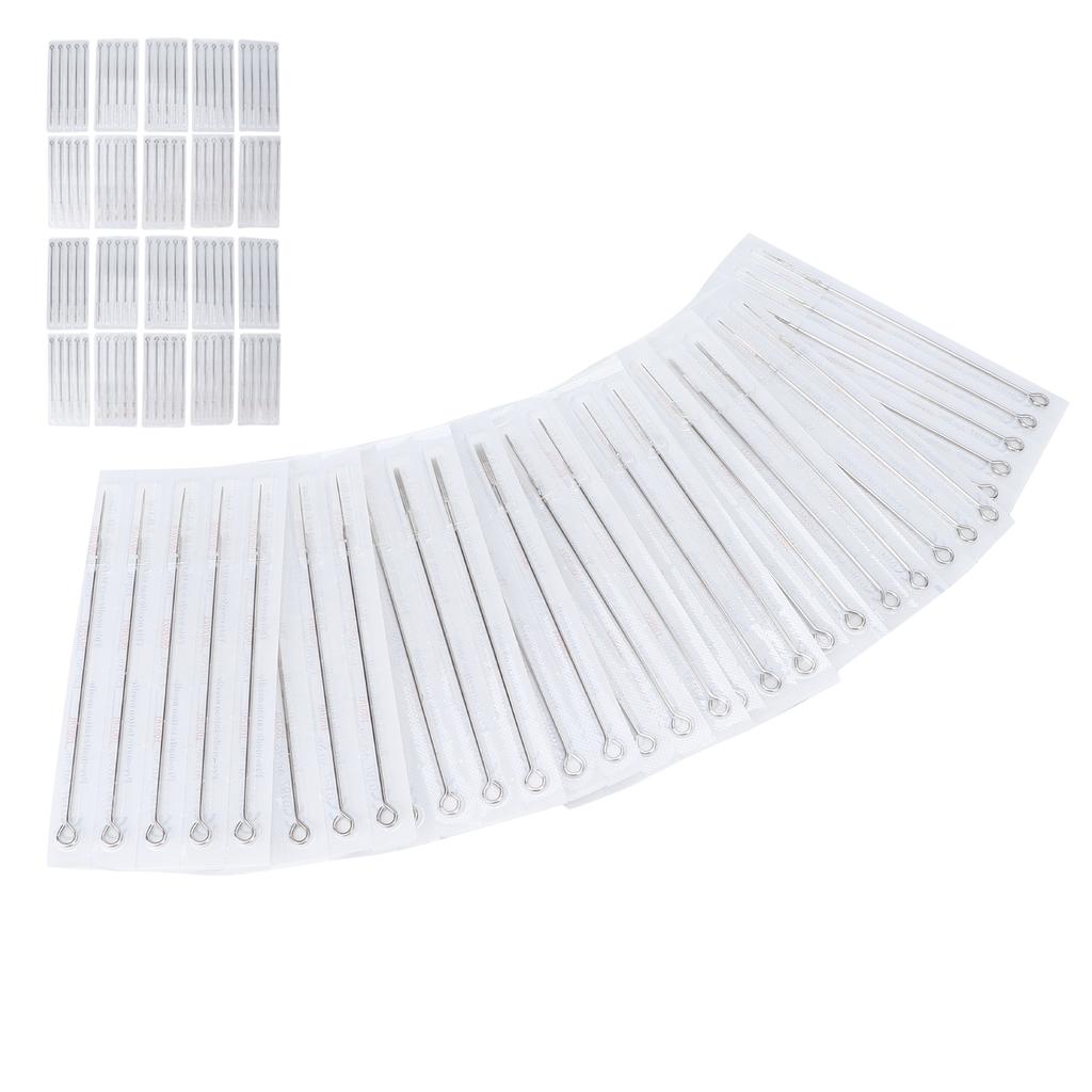 100 Sets of Mixed Type Tattoo Needles 10 Types of Manual Long Tattoo Needles Combination Set