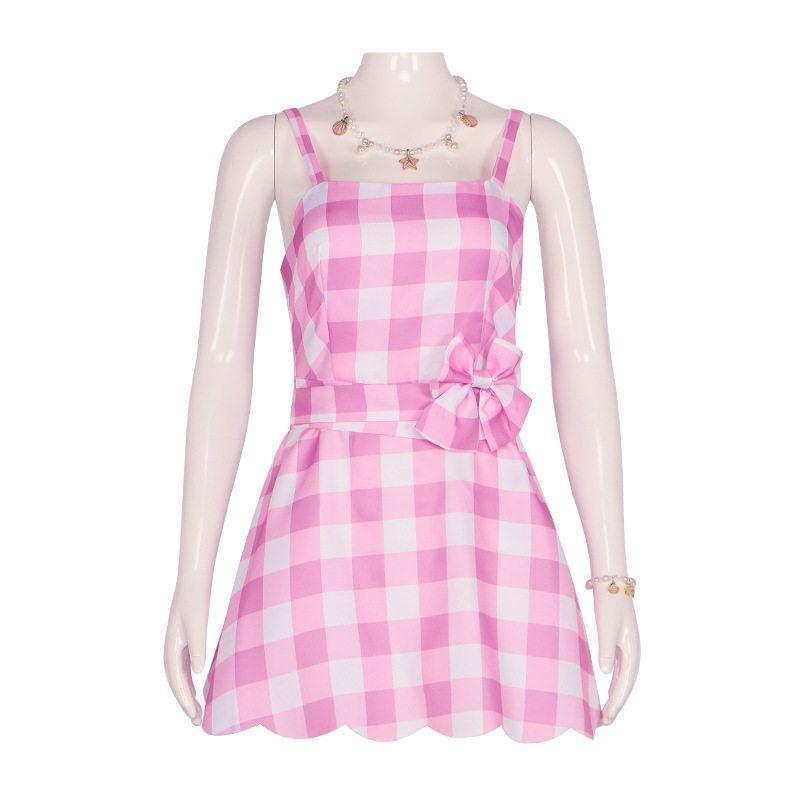 2023 Movie Barbie Cosplay Costume Barbie Dress Tights Kenny Cosplay Halloween Performance Costume