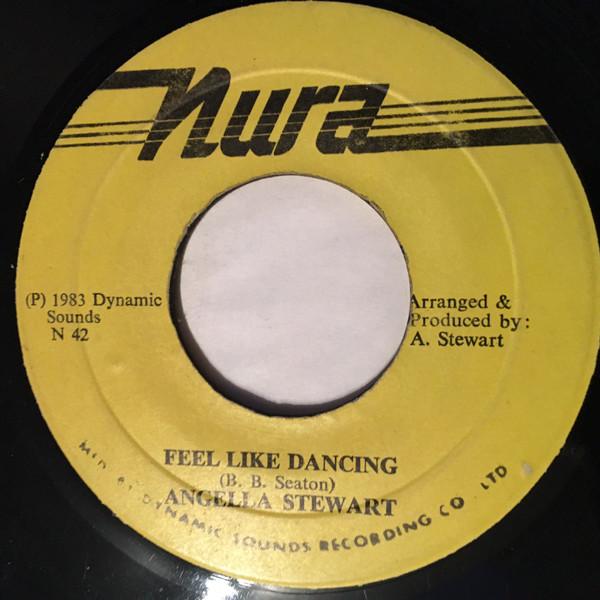 

7-дюймовая пластинка ANGELA STEWART Feel Like Dancing N42 Nura 1983 Ямайка Регги Ска Даб Б/у