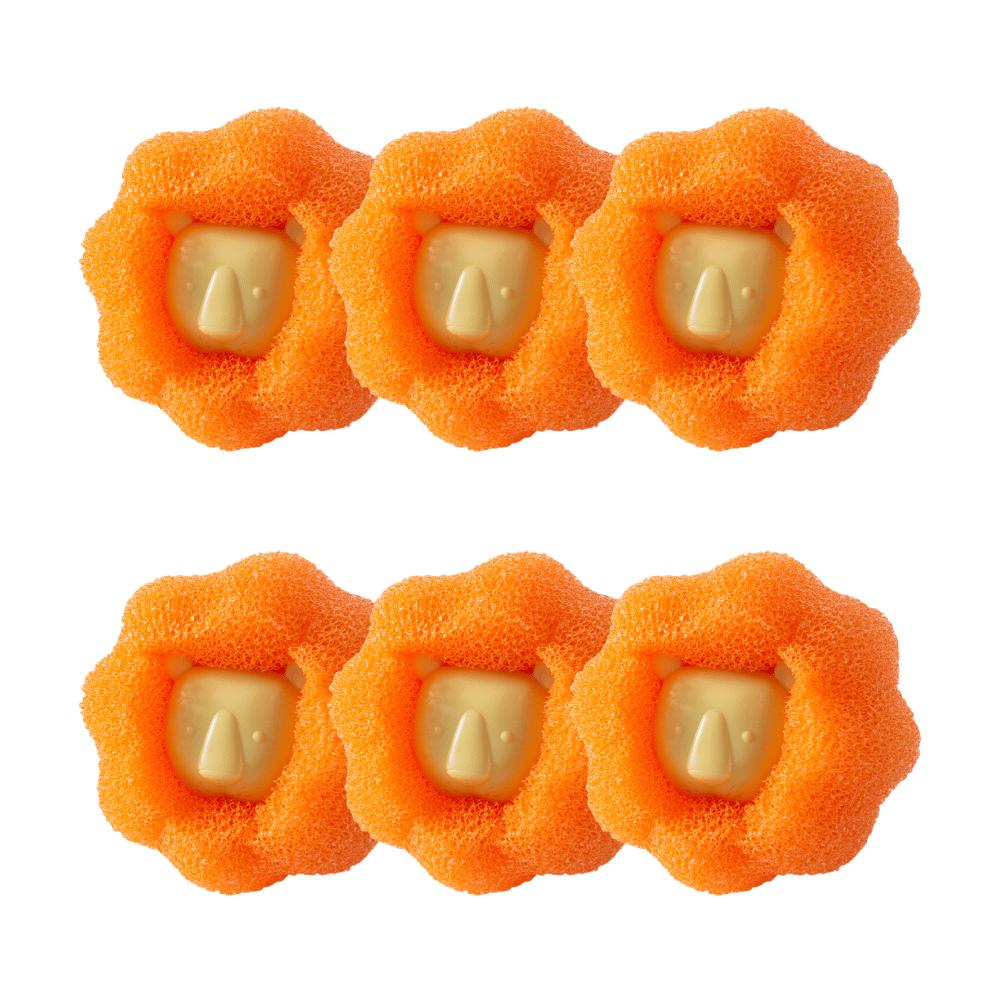 6PCS Cat Dog Hair Remover Reusable Lint Catcher Ball For Laundry Washer Dryer Pet Hair Removal Tool Anti Static Wool Filter Tech
